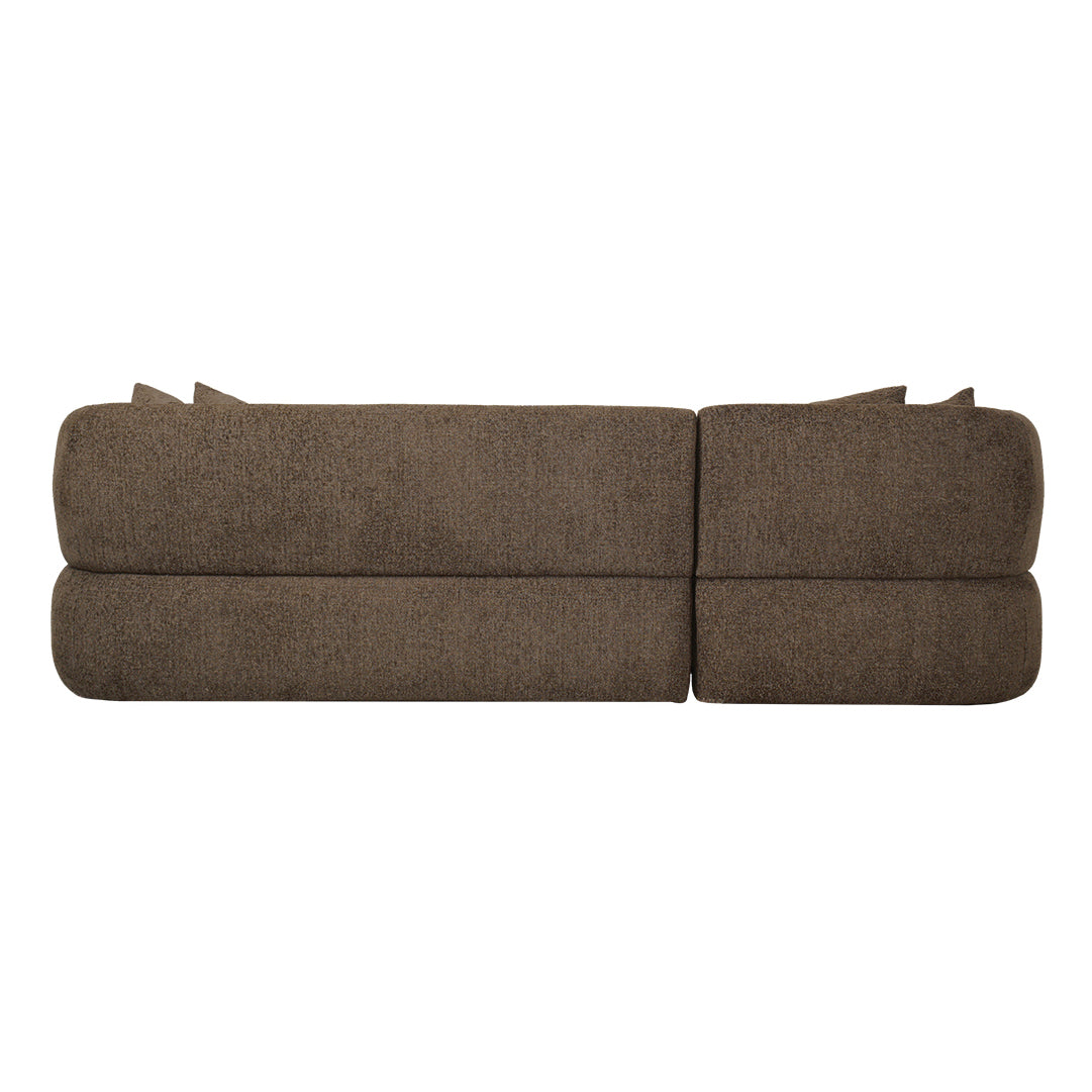 Greenwich Modular 3 Seater Sofa w Left Chaise - Espresso