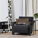 Serene Rectangle Feather Cushion - Leopard Chenille w Black Velvet
