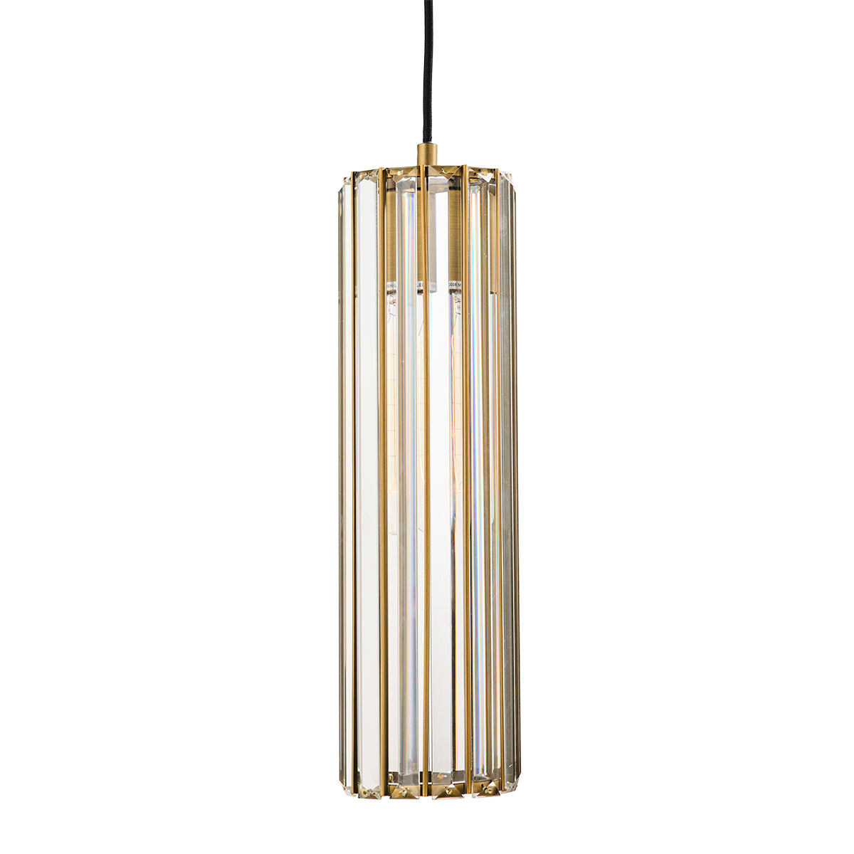 Alana Crystal Pendant - 1 Globe - OUTLET NSW