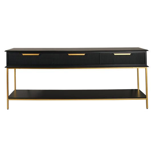 Aimee 200cm Console Table -  Black