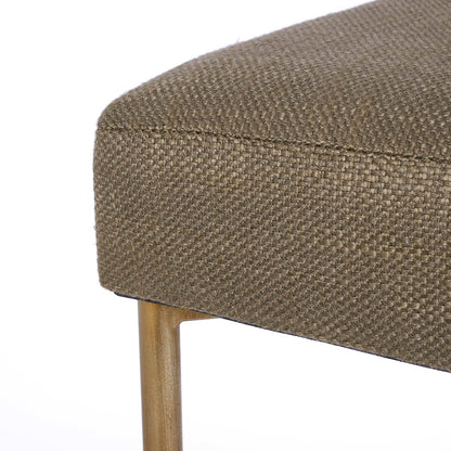 Leon Kitchen Stool - Chocolate Linen