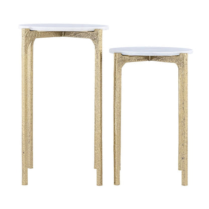 Thea Marble Nesting Side Tables
