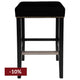 Canyon Black Bar Stool - Black Cotton