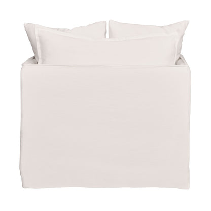 Palm Beach Slip Cover Arm Chair - White Linen