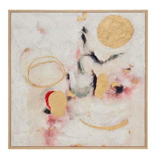 Golden Moon 100x100cm Canvas Painting