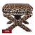 Candace Stool - Leopard Chenille