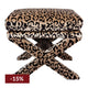 Candace Stool - Leopard Chenille