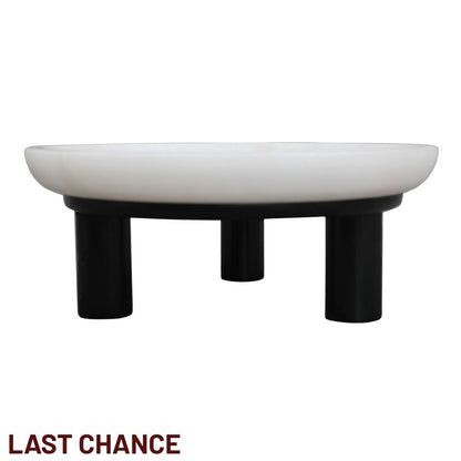 Eileen Footed Bowl - Large Black