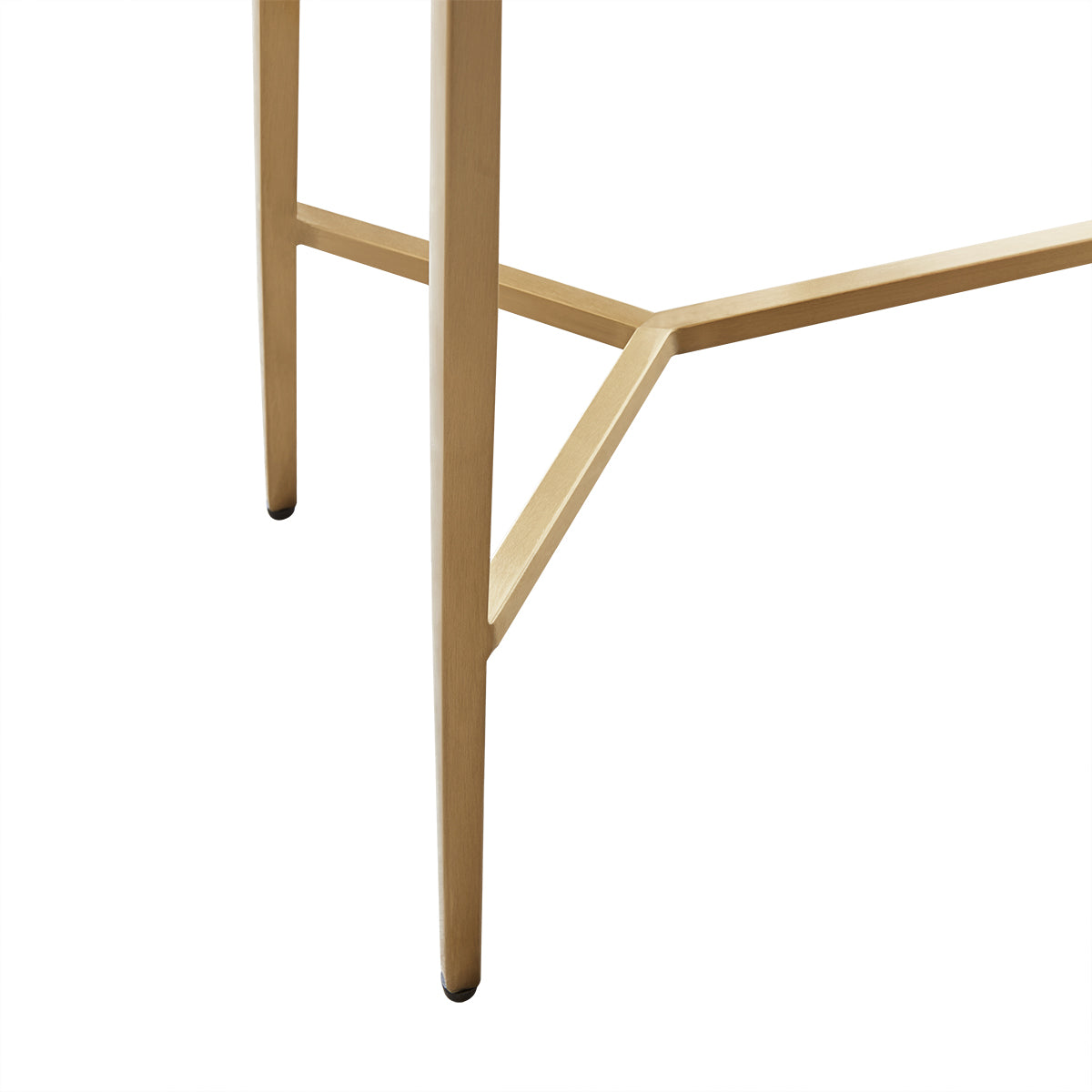 Chloe 90cm Pink Marble Console Table - Gold - OUTLET NSW