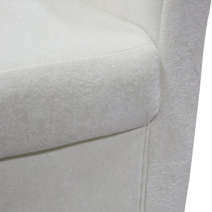 Cadman Swivel Arm Chair - Ivory