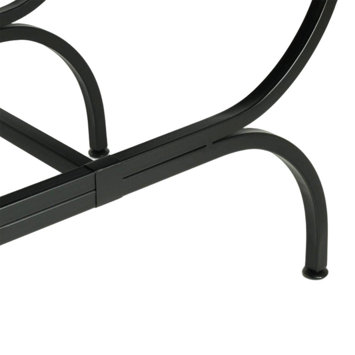 Novak Black Iron Stool -  Butterscotch – view 6