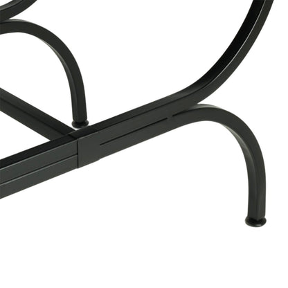 Novak Black Iron Stool -  Butterscotch – view 6