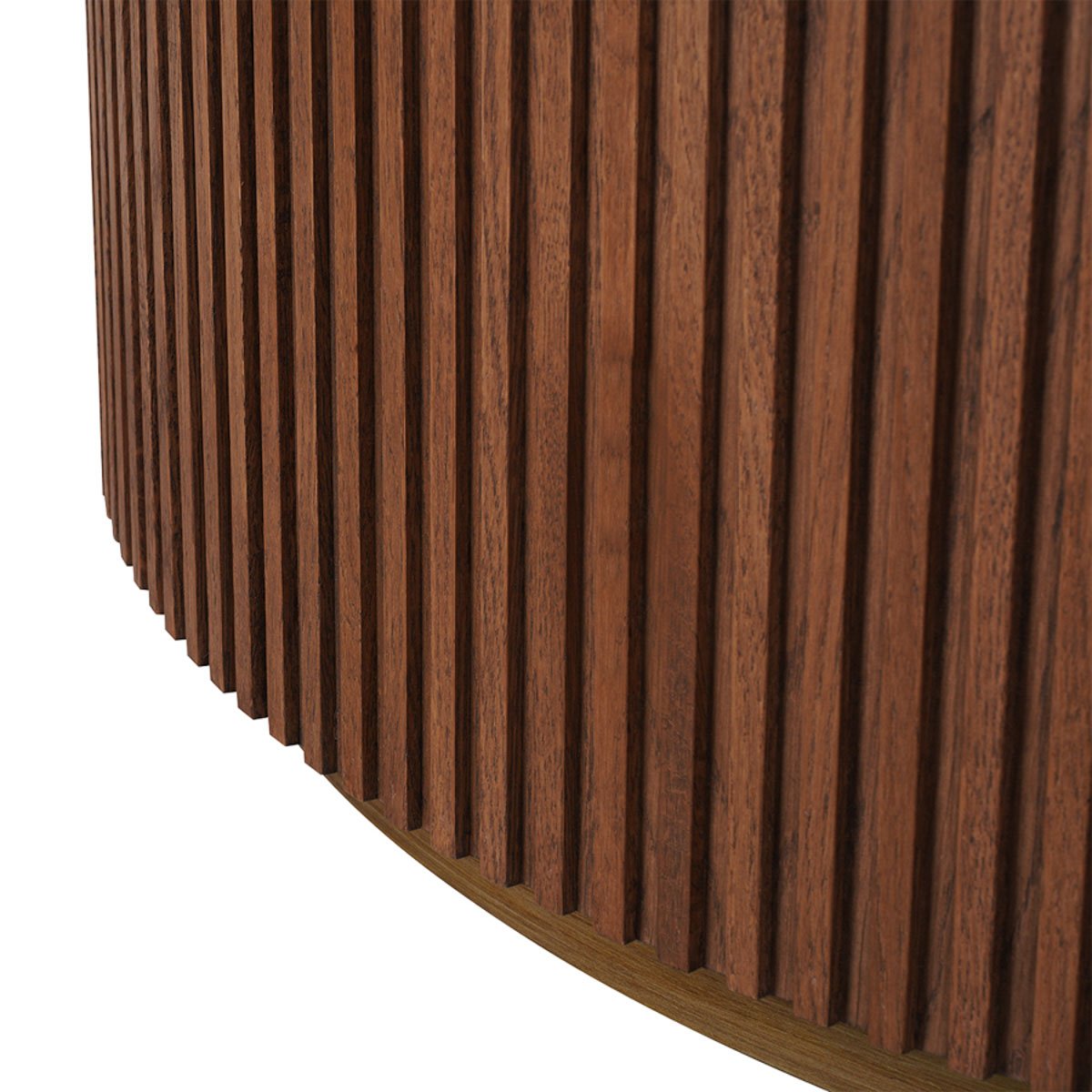 Mason Round Coffee Table - Large Walnut