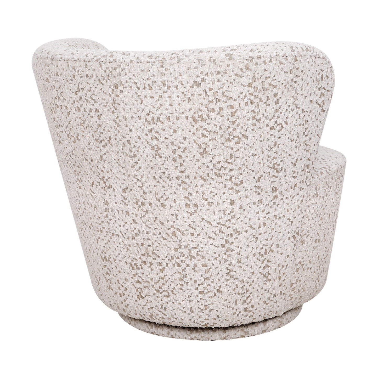 Alberta Swivel Chair - Oyster Jacquard