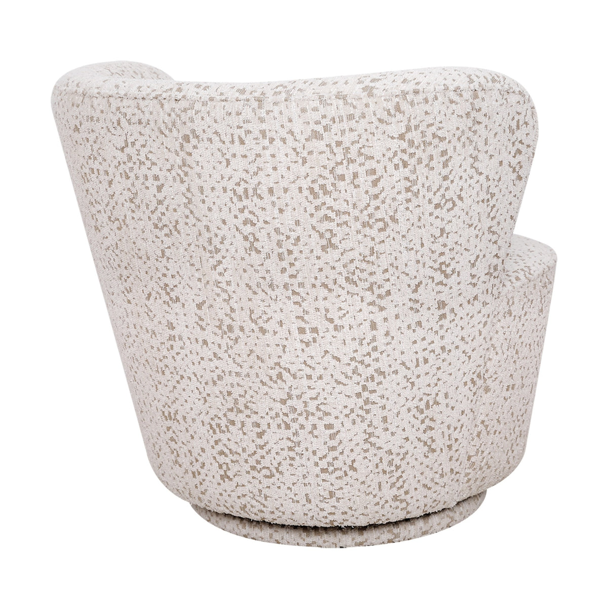 Alberta Swivel Chair - Oyster Jacquard