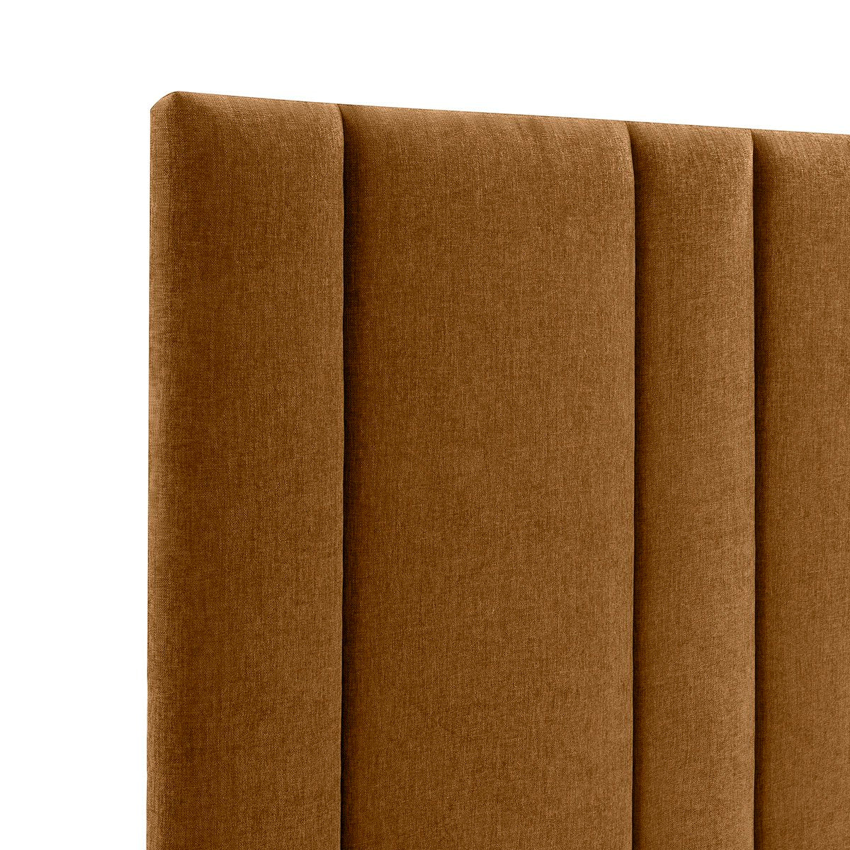Bronx 277x130cm Queen Bedhead - Butterscotch