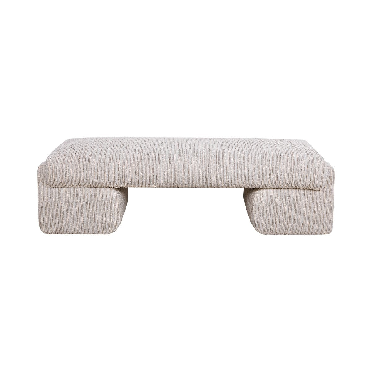 Cairo Bench Ottoman - Ivory Weave