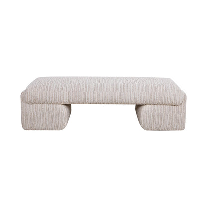 Cairo Bench Ottoman - Ivory Weave