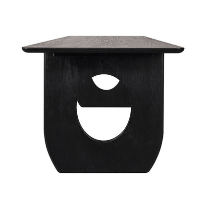 Harrington Oak Desk - Black