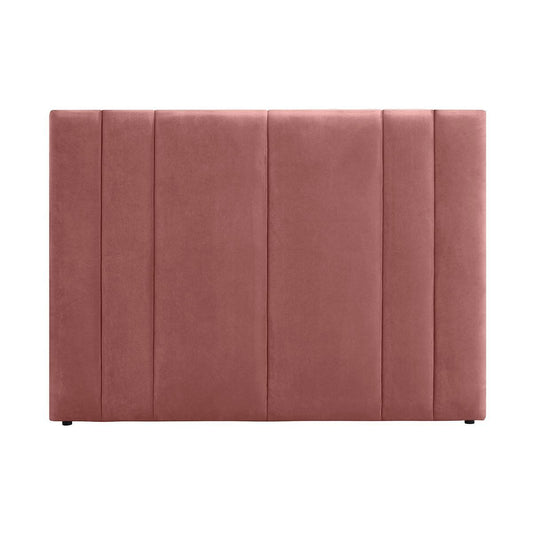 Soho 195x140cm King Bedhead - Dusty Rose Velvet