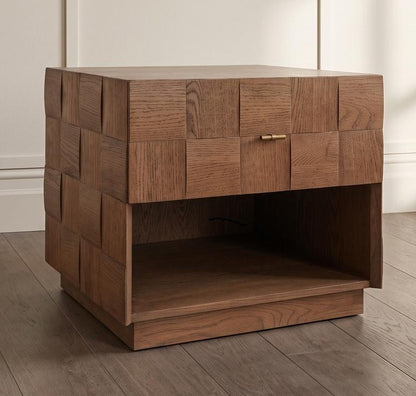 Desmond 57x51cm 1 Drawer Bedside Table