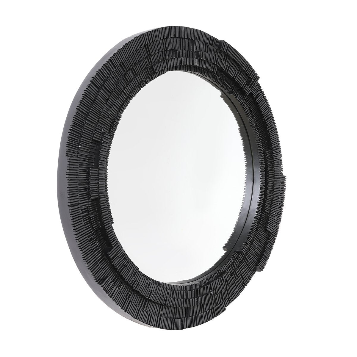 Dunbar 101.5x101.5cm Round Wall Mirror - Black