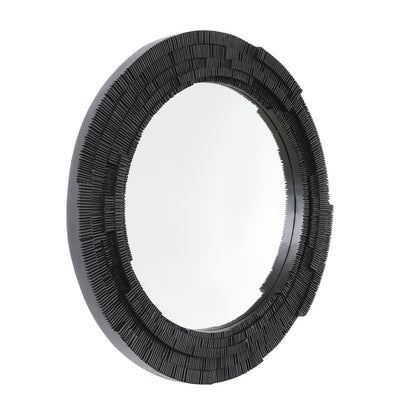 Dunbar 101.5x101.5cm Round Wall Mirror - Black