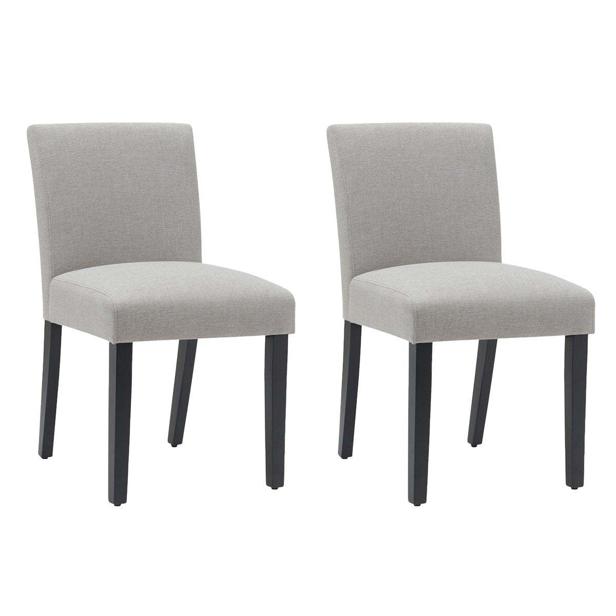 Christie Dining Chair Set of 2 - Taupe - OUTLET NSW
