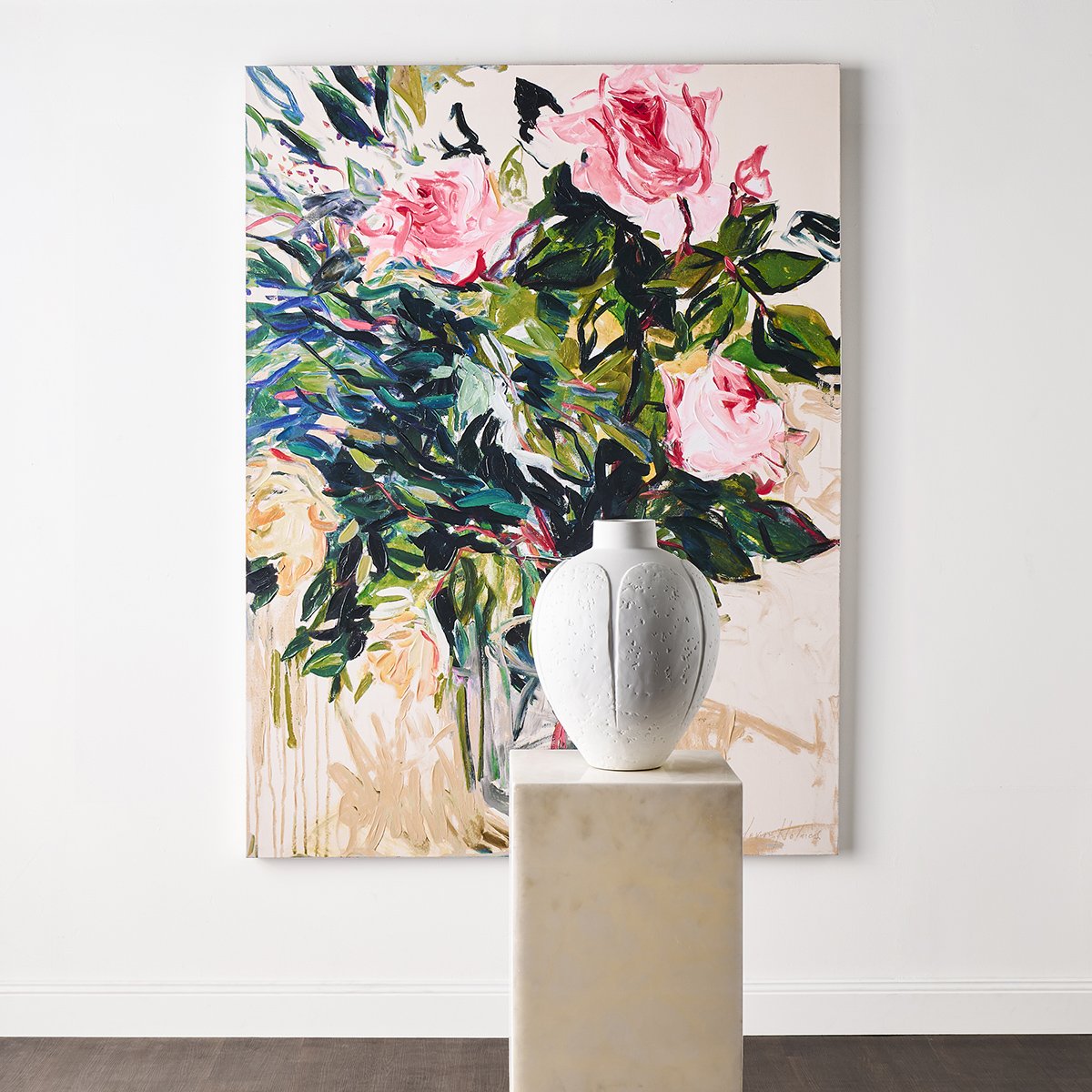 Romantic Bouquet Enhanced Canvas Print