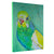 Green Budgie Enhanced Canvas Print