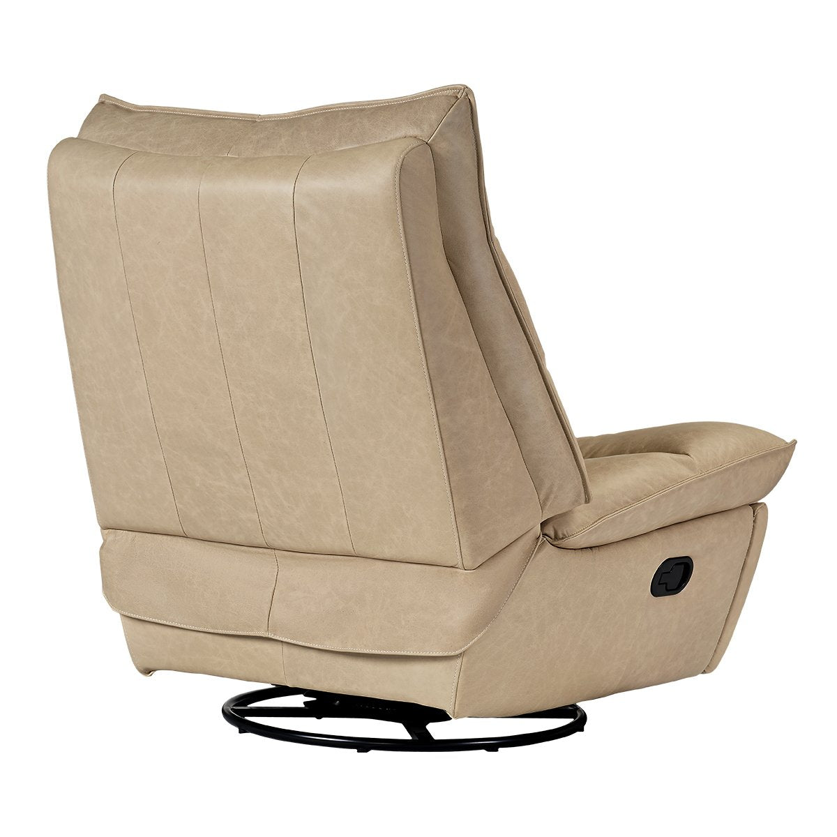 Lusitano Recliner Chair - Cappuccino Cream Leather - OUTLET NSW