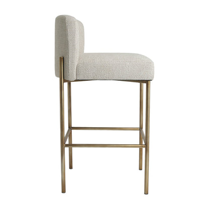 Leon Kitchen Stool - Speckle Ecru