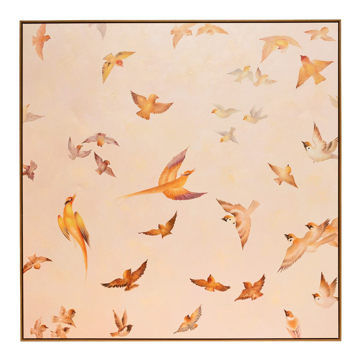 Fly By 140x140cm Oil On Canvas Painting