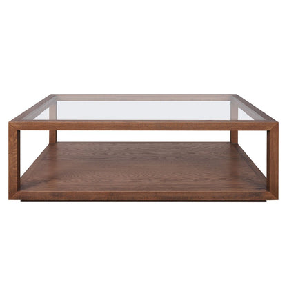 Sadie Oak Rectangle Coffee Table - Walnut