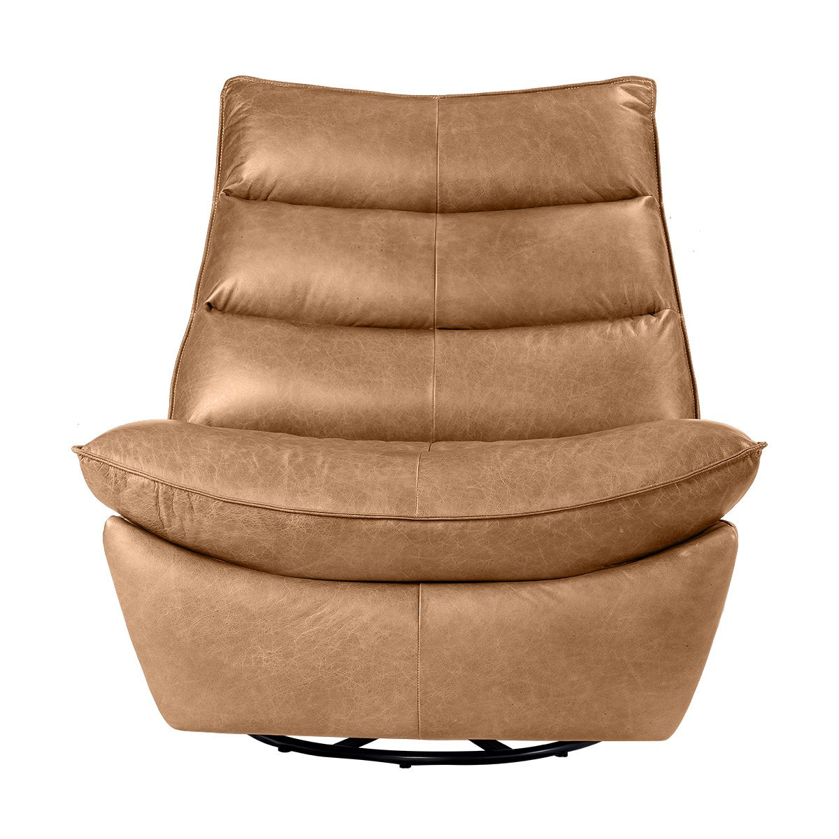 Lusitano Recliner Chair - Light Brown Leather