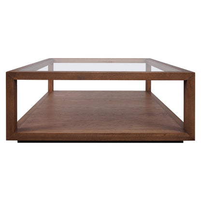 Sadie Oak Square Coffee Table - Walnut ** Offline pending re-order