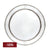 Zeta Wall Mirror - Round Antique Silver