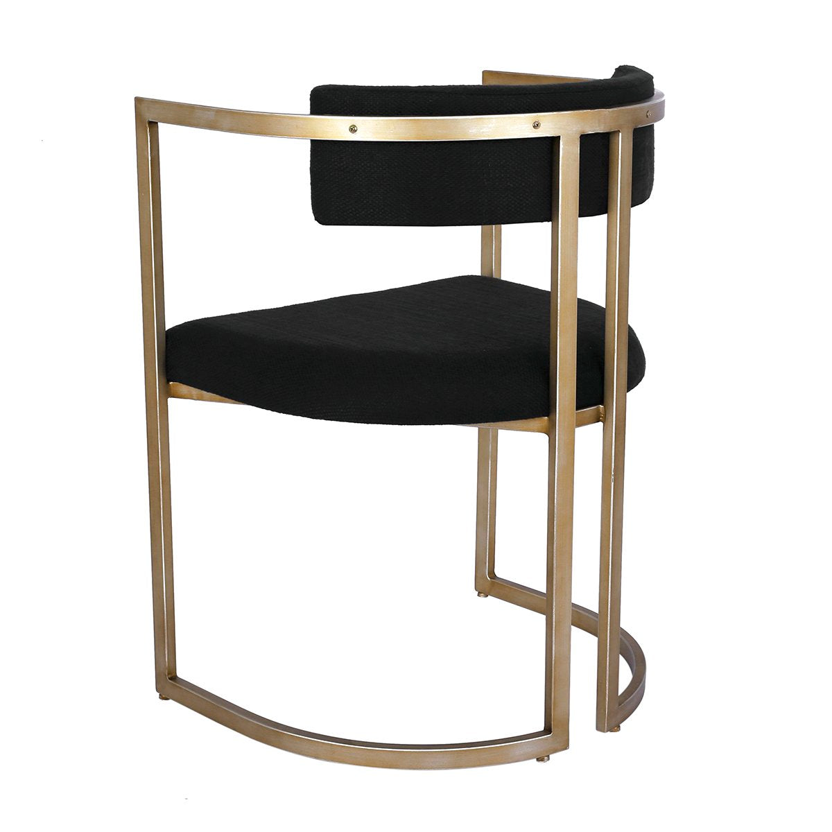 Dino Dining Chair - Black Linen