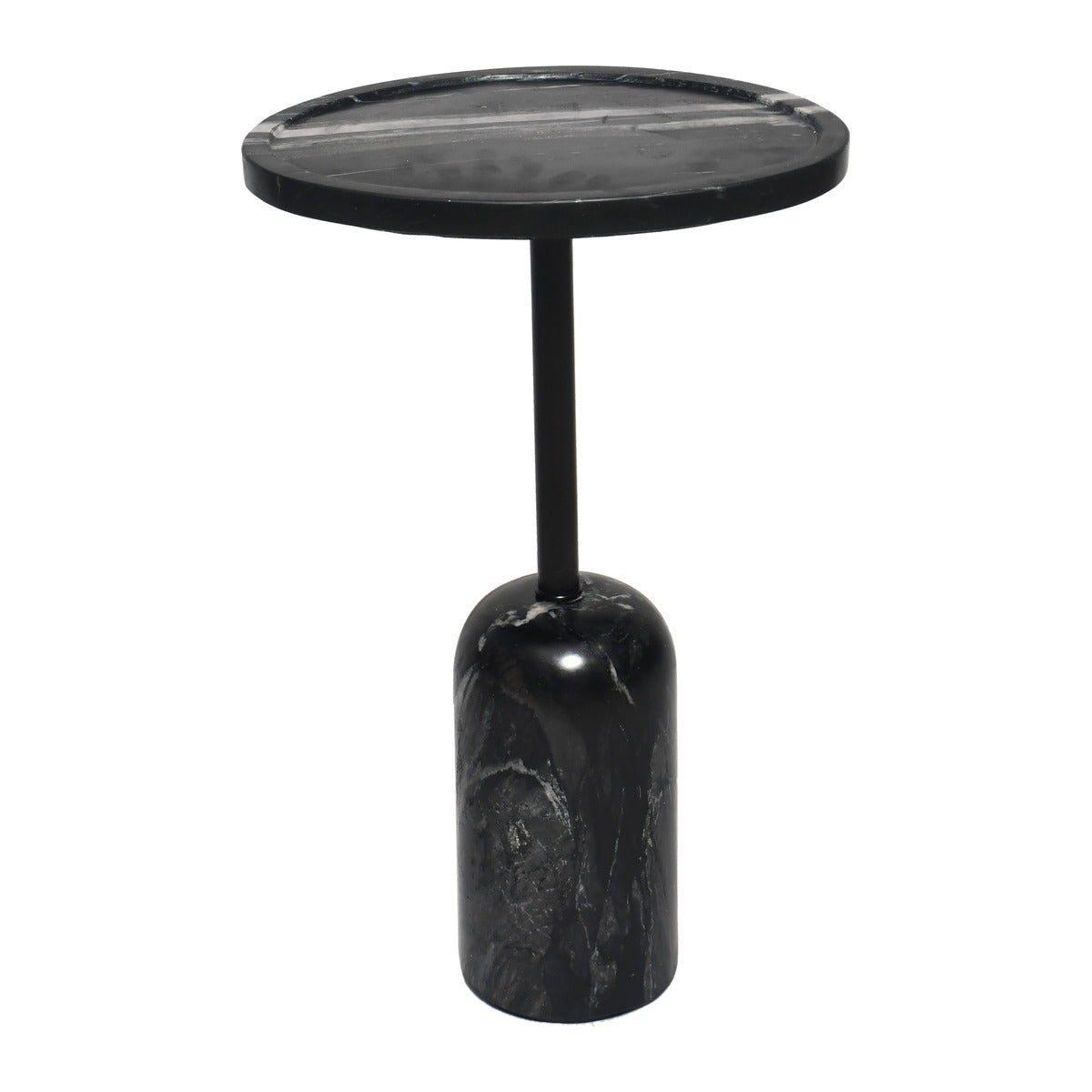 Solada Marble Cocktail Table - Small Black