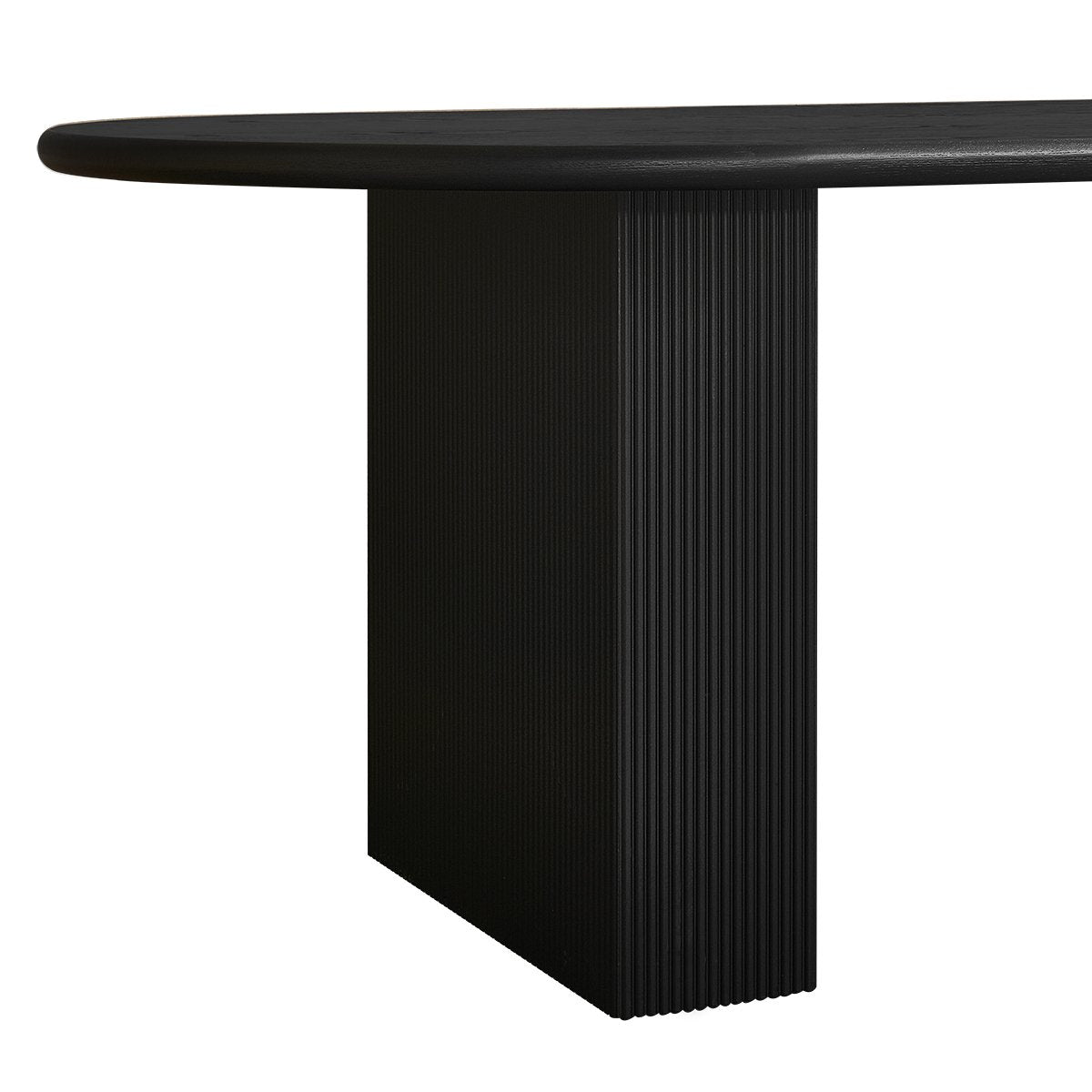 Brunella Oval Dining Table - 2.4m Black