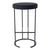 Blackley Black Iron Bar Stool - Black Linen