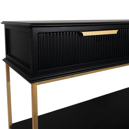 Aimee 200cm Console Table -  Black