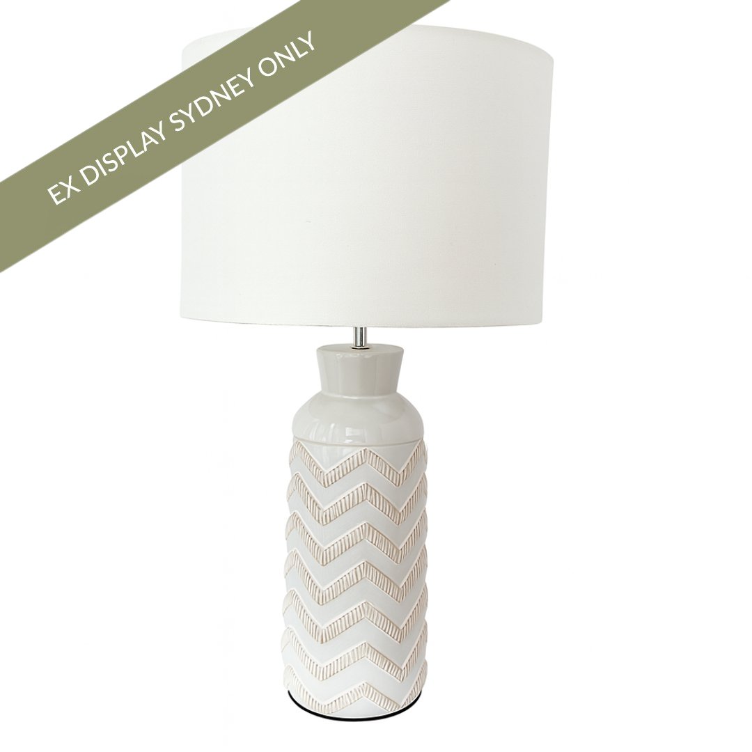 Divisa Table Lamp - White - OUTLET NSW