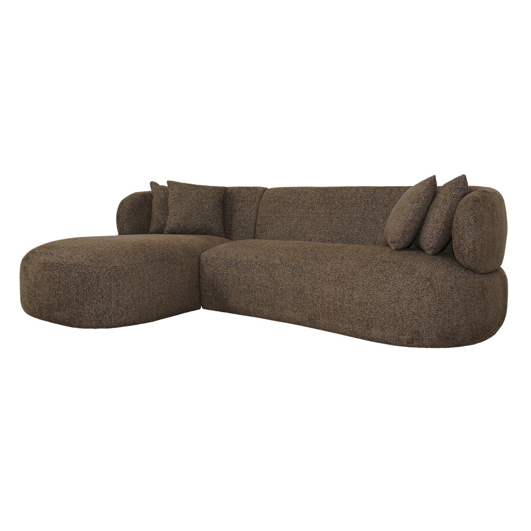 Greenwich Modular 3 Seater Sofa w Left Chaise - Espresso