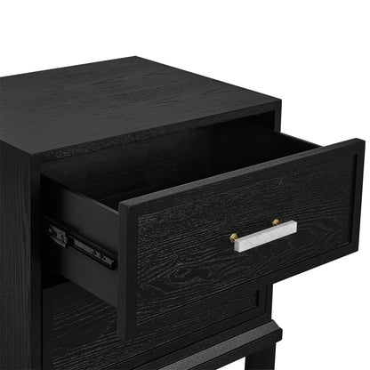 Jill Bedside Table - Black