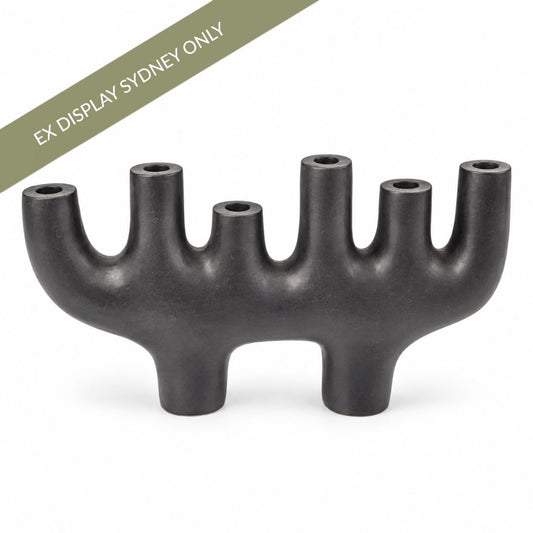 Steele Candle Holder - Black Bronze - OUTLET NSW