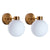 Dylan Wall Sconce Set of 2 - Brass