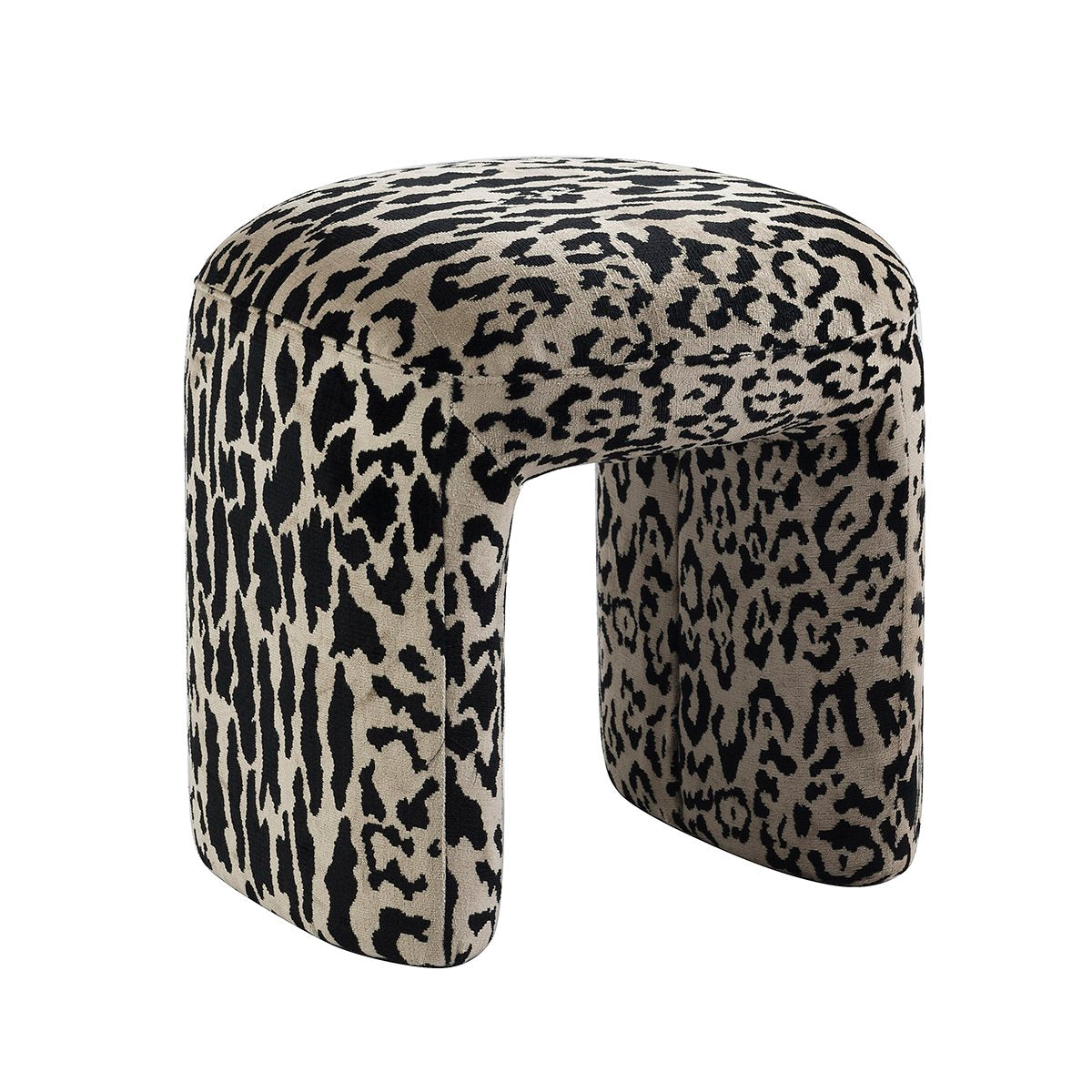 Piper Stool - Leopard Chenille *LIMITED EDITION*