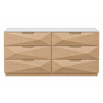 Bijou 160cm 6 Drawer Chest - OUTLET NSW