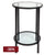 Cocktail Glass Petite Side Table - Black